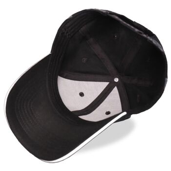 STAR WARS The Mandalorian Casque Patch avec casquette de baseball réglable Grogu All-over Print, noir/gris (BA750483STW) 4