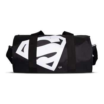 DC COMICS Superman Logo Sac de sport, noir/blanc (DB637618SPM) 1