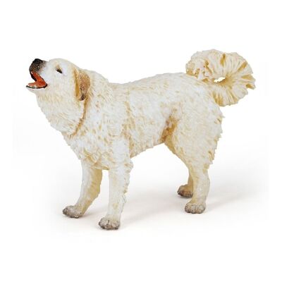 PAPO Dog and Cat Companions Great Pyrenees Toy Figure, Trois ans ou plus, Blanc (54044)