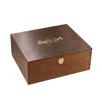 Coffret Cadeau Barbe Sublime - en Bois - Parfum "Le Nomade" Citron-Ambre 2