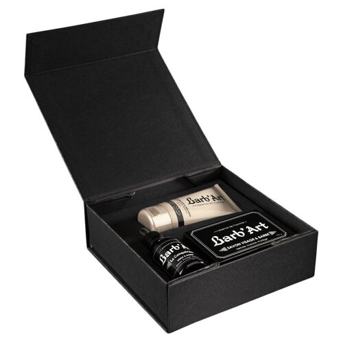 Coffret Cadeau Noir - Barbe Magnifique & Visage Eclatant