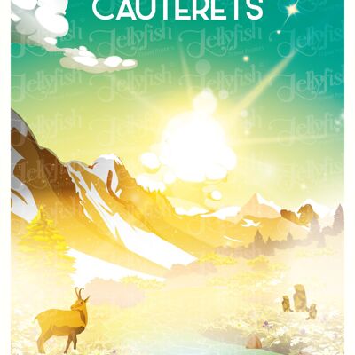 Poster Cauteretti 50x70