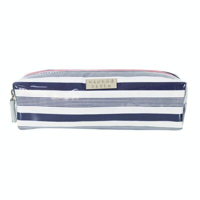 Kosmetiktasche Sorority Stripe Long Cosmetic Bag