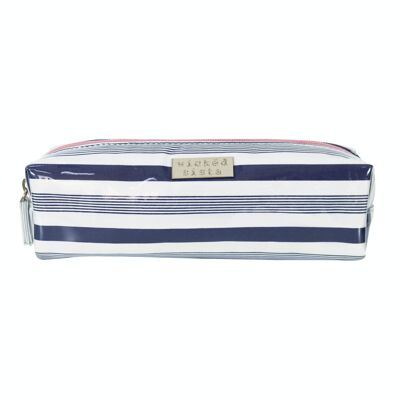 Cosmetic Bag Sorority Stripe Long Cosmetic Bag