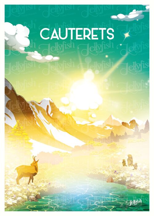 Affiche Cauterets 30X40