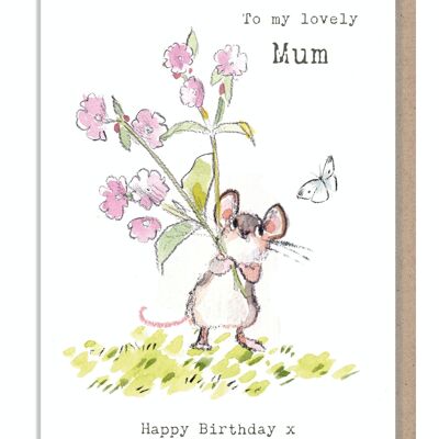 Carte d'anniversaire maman - BWE019