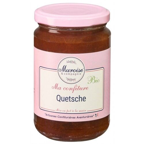 Confiture artisanale de quetsche bio - 350 g