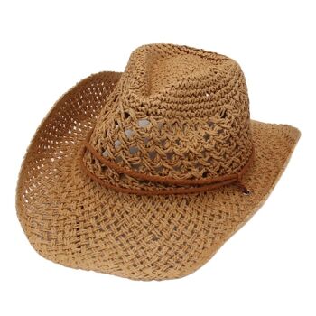 Chapeau de paille d'extérieur Western Cowboy 6