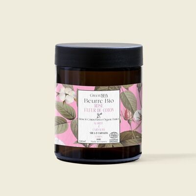 Burro di fiori di cotone rosa - Rivendita 180 ml