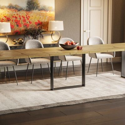 Calera Home & Kitchenuitschuifbare eettafel 250x85x76 keukentafel 7