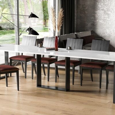 Berwyck Home & Kitchenuitschuifbare eettafel 310x80x75 keukentafel 2