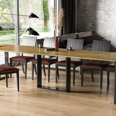 Bristol Home & Kitchenuitklapbare eettafel 290x80x76 keukentafel 22