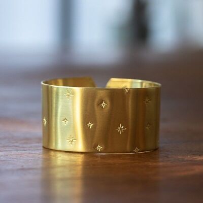 Blank Napkin Ring - Sparkling Stars