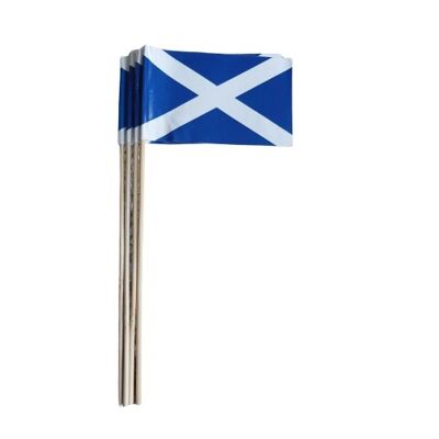 Paquete de 4 banderas de arena de Escocia lisas