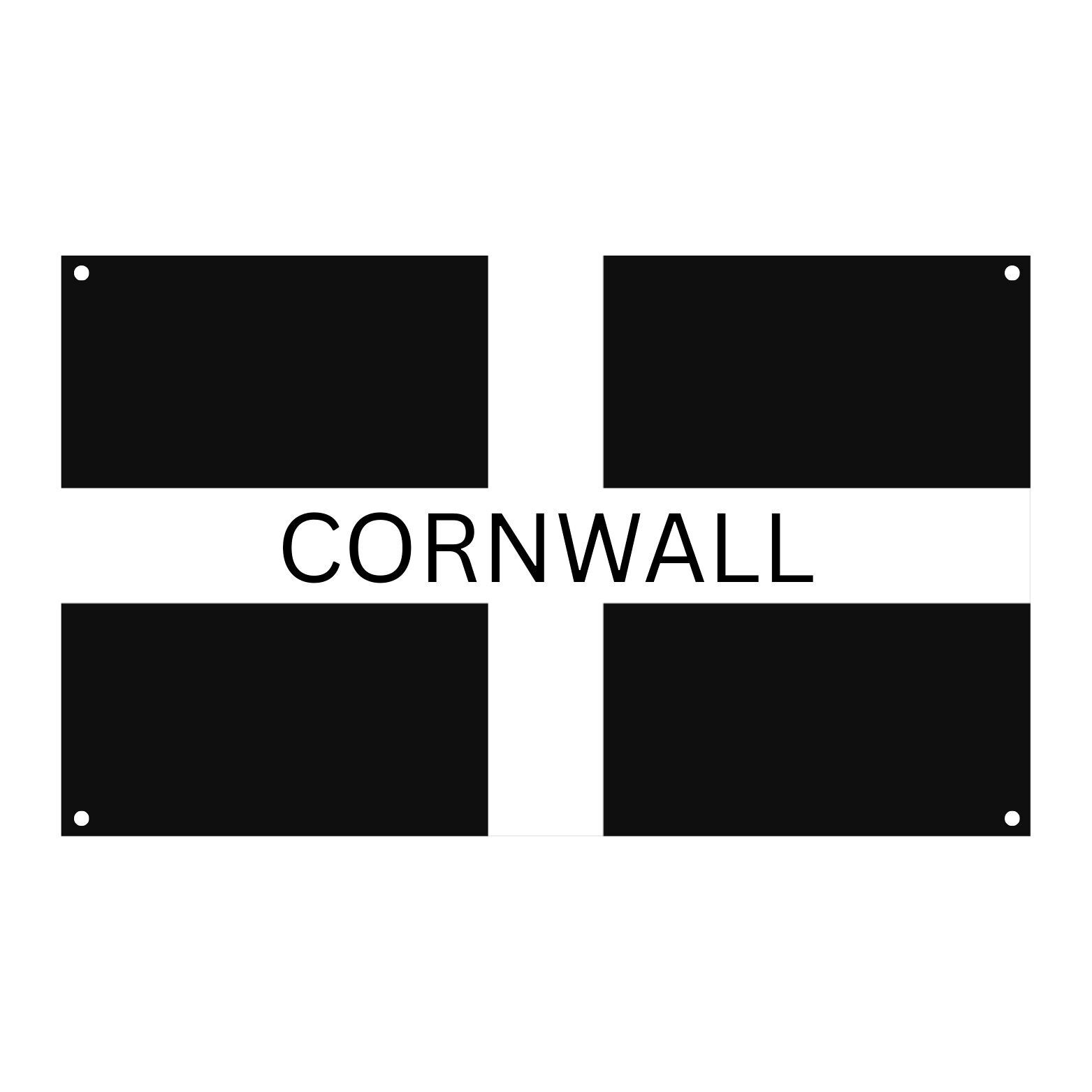 Cornwall Metallschild