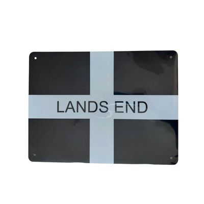 Lands End Metallschild