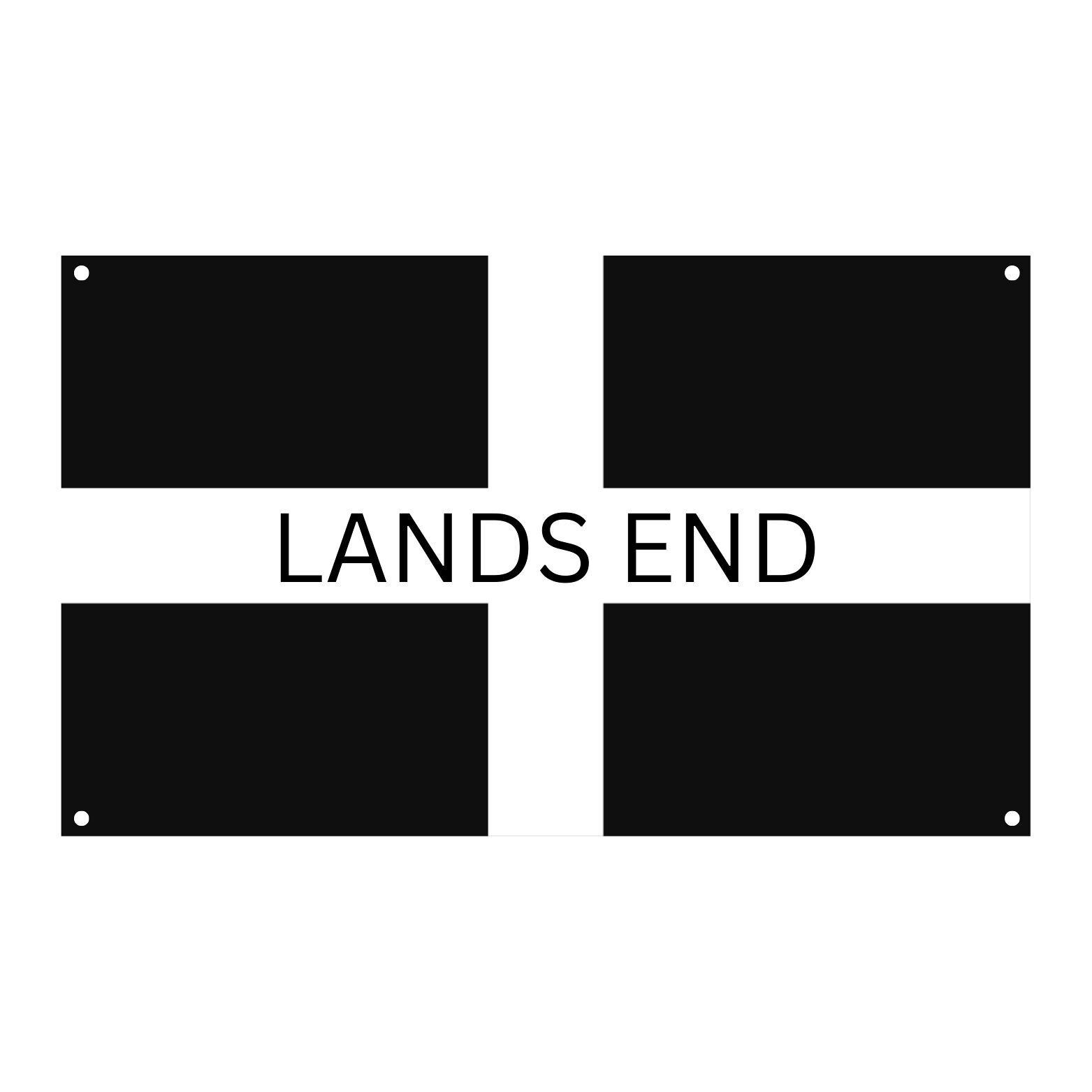 Cartello in metallo Lands End