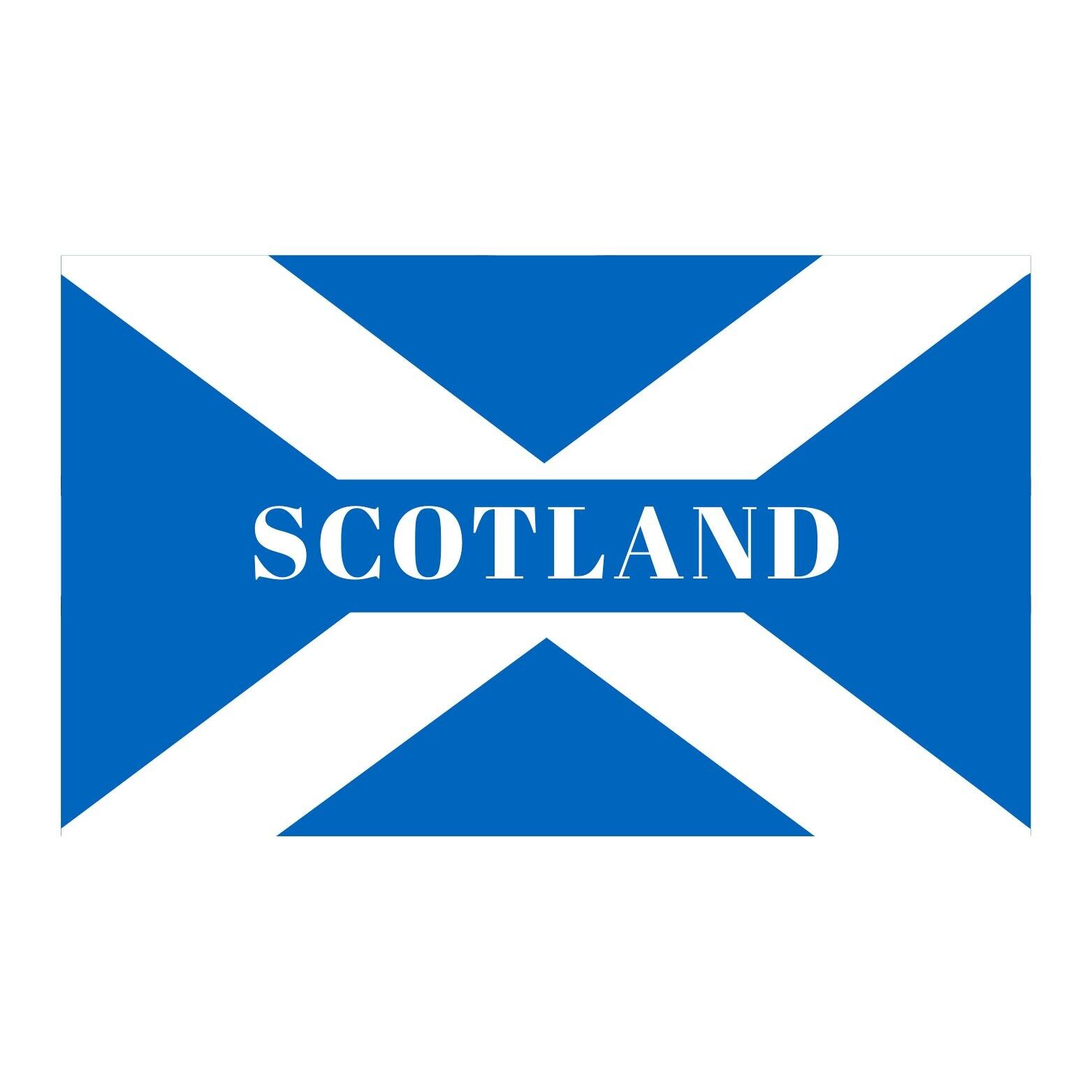 Targa in metallo scozzese