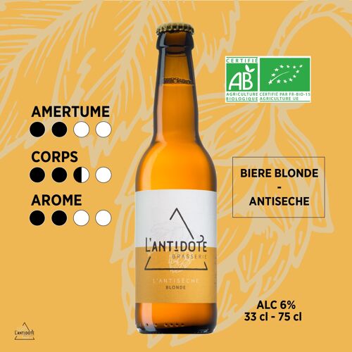 Antisèche | Bière Blonde Bio 75cl