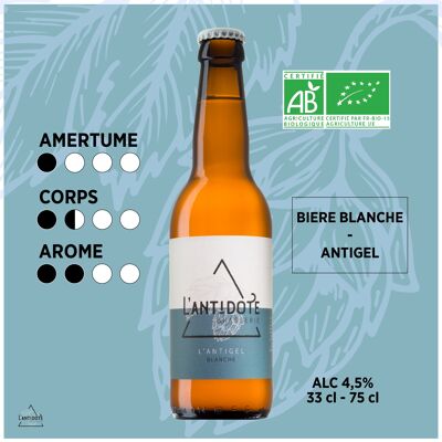 Antigel | Bière Blanche Bio 75cl