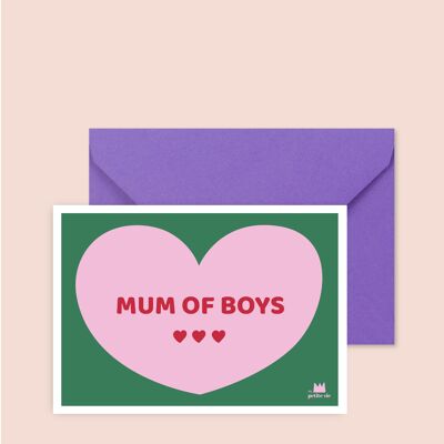 Carte postale - Mum of boys
