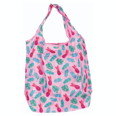 Tote Bag Sac Shopping Pliable Ananas Palmier