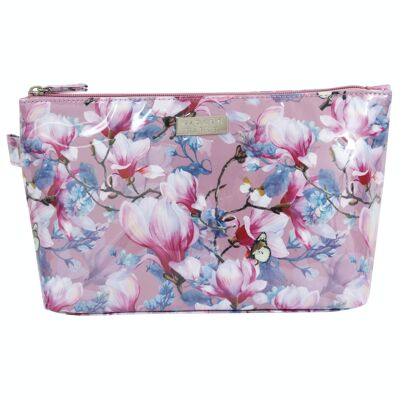 Trousse per cosmetici In Bloom Rosa Grande trousse per cosmetici di lusso