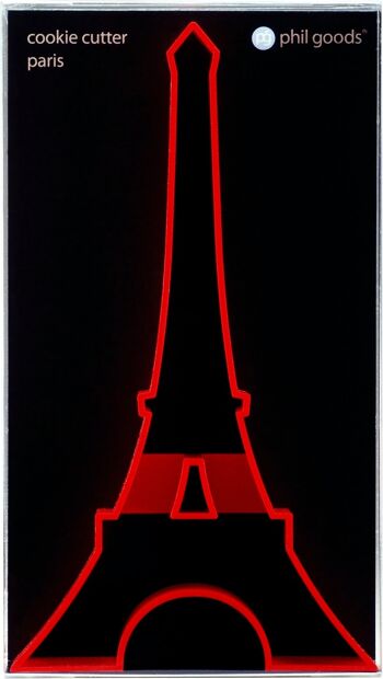 PHIL PARIS ROUGE - emporte pièce en forme de tour Eiffel 3