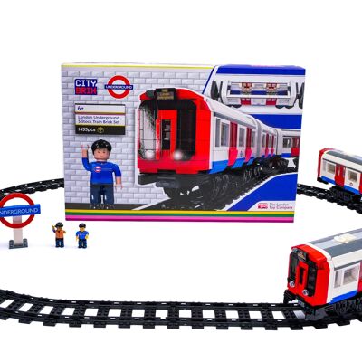 CityBrix Set di mattoncini per il treno della metropolitana di Londra