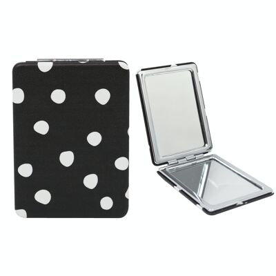 Folding mirror Cavoodle Series Adoradot Black/White