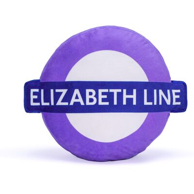 Coussin à logo cocarde Elizabeth Line