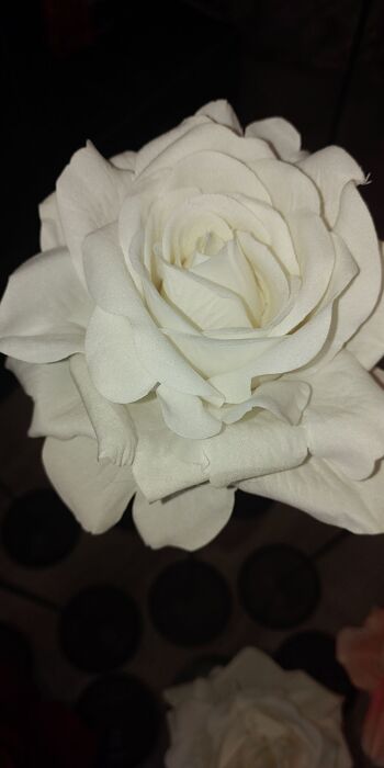 Trio de roses en tissu (velours) avec Deospray 125 ml (FÊTE DES MÈRES) 30