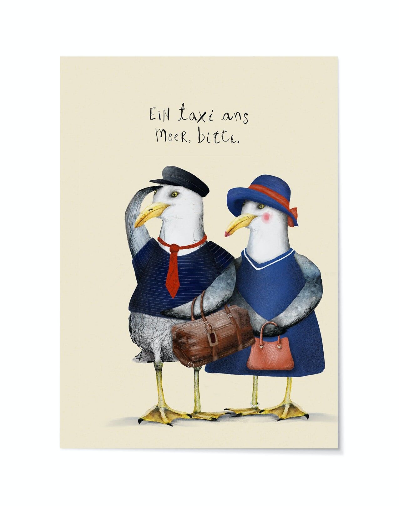 Cartolina // Taxi per il mare