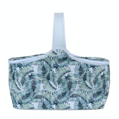 WS Grand sac de pique-nique isolé Feuilles tropicales