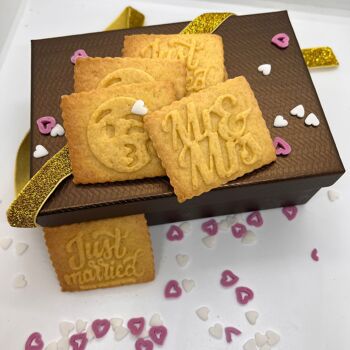 Biscuits logo Mr & Mrs (beurre vanille) 2