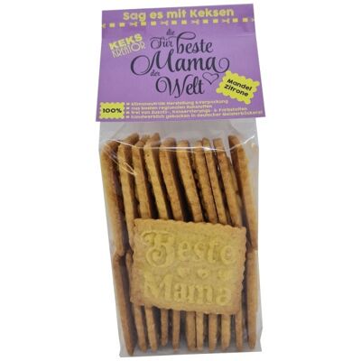 I migliori biscotti con logo Mama (mandorla e limone).
