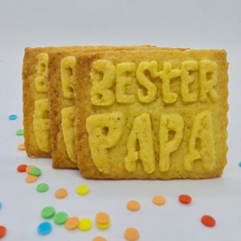 Biscuits au logo Best Papa (chocolat-caramel) 2