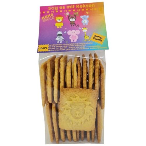 Zoo-Kekse (Butter Vanille) Logokekse
