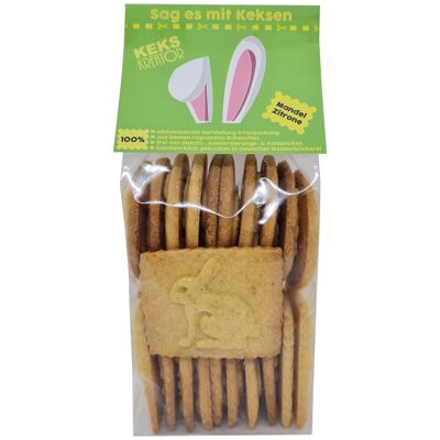 Easter (almond-lemon) logo biscuits