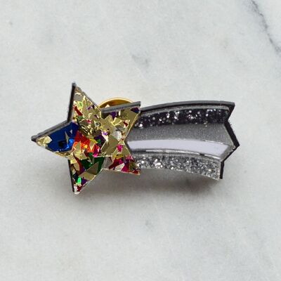 Star Rainbow Brooch/ Pin