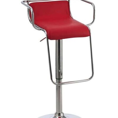 Milan red bar stool xx red