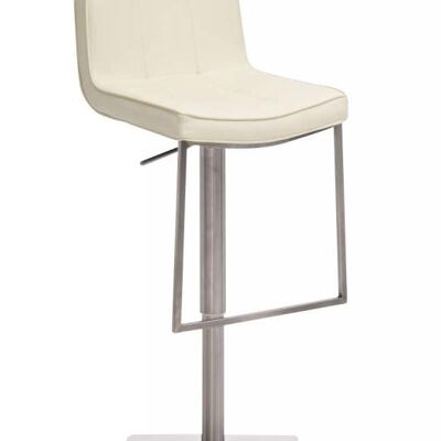 Bar stool Seoul cream 46x43x79.5 cream artificial leather stainless steel