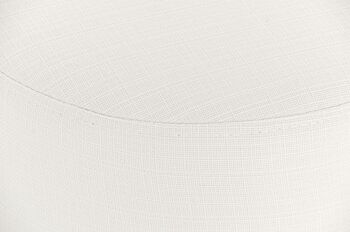 Tabouret de bar Florence tissu C76 blanc 34,5x34,5x76 métal blanc Métal chromé 7