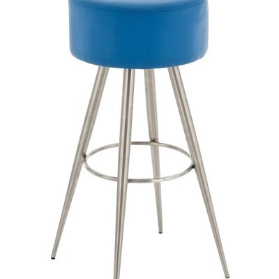 Bar stool Florence E76 blue 34x34x76 blue stainless steel stainless steel