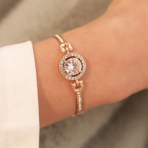 Sparking Rhinestone Simple Elegant Bracelet
