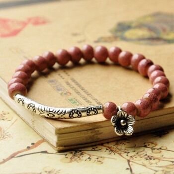 Bracelet en céramique de perles de glaçure de style ethnique pour femmes 9
