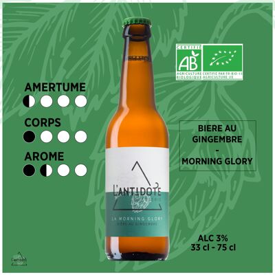 Morning Glory | Organic ginger beer 75cl