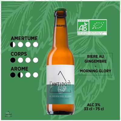 Morning Glory | Bière au gingembre Bio 75cl