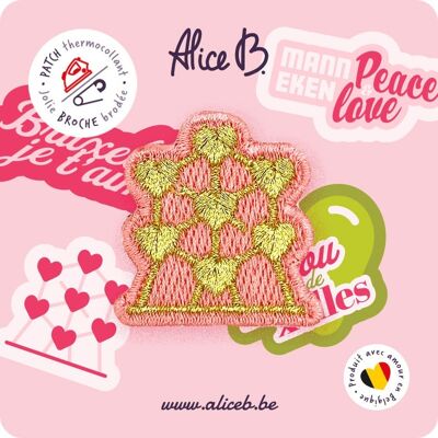 ATOM'LOVE • Broche/Patch thermocollant