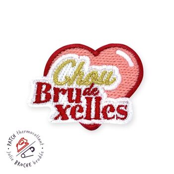 CHOU DE BRUXELLES • Broche/Patch thermocollant 2